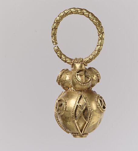 One of a Pair of Gold Earrings