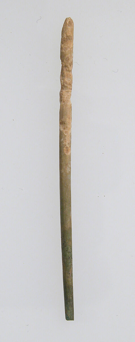 Upper Portion of Hairpin, Bone, Roman 