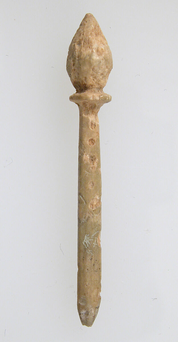 Upper Portion of Hairpin, Bone, Roman 
