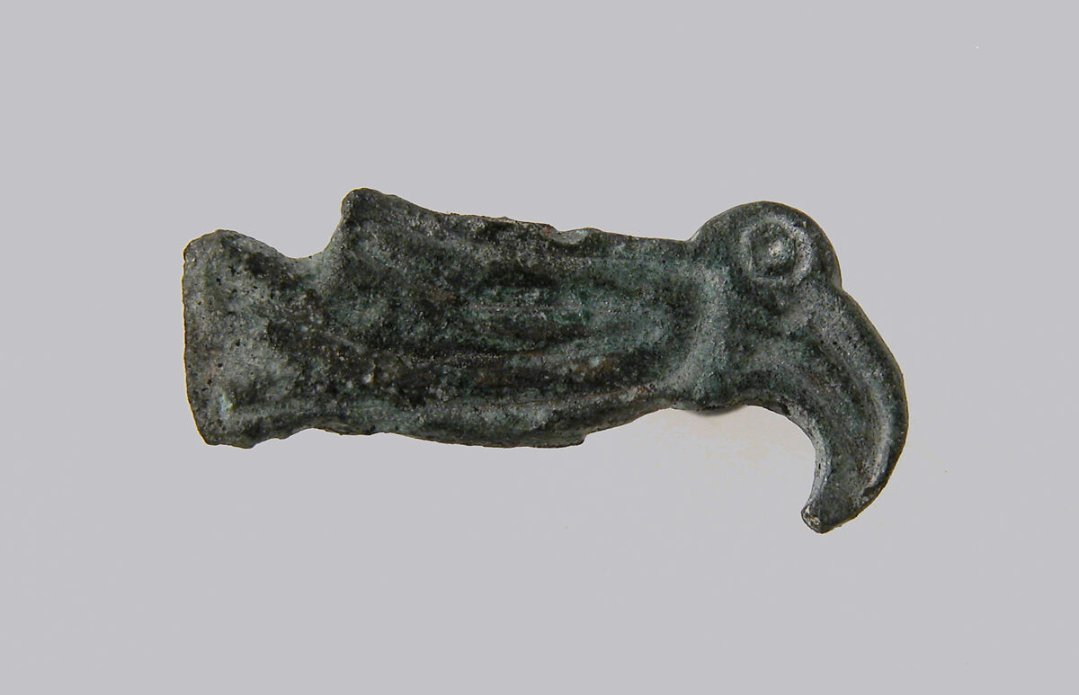 Bird-Shaped Brooch, Silver (?) or Coppery-Alloy (?), Frankish 