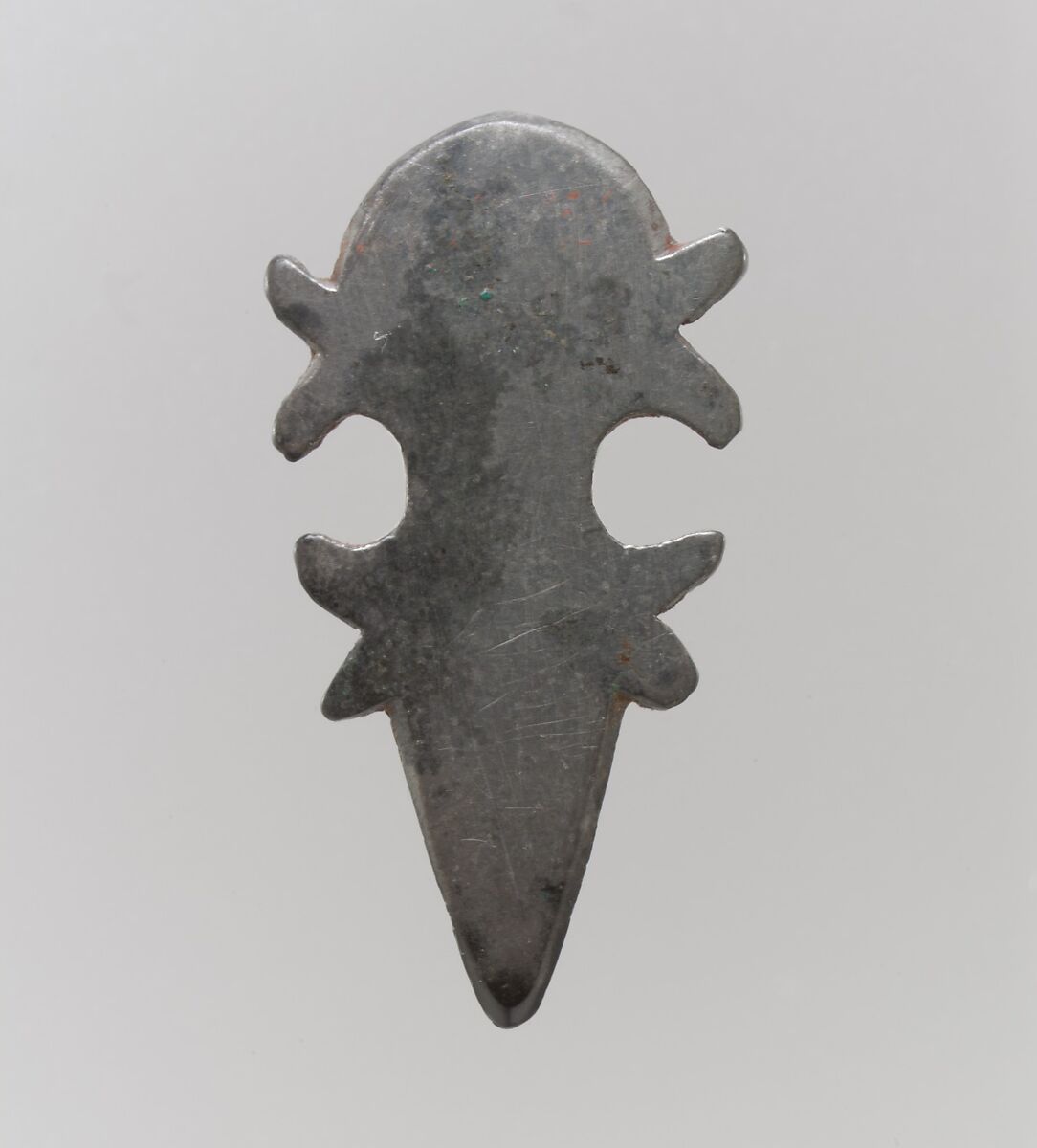 Belt Mount, Copper alloy, silvered, Frankish 