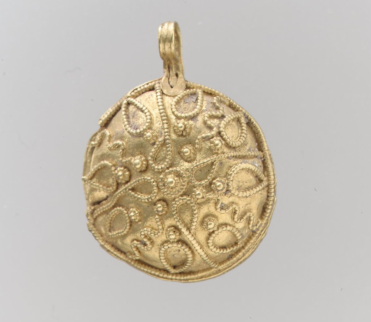 Pendant, Gold, Langobardic 