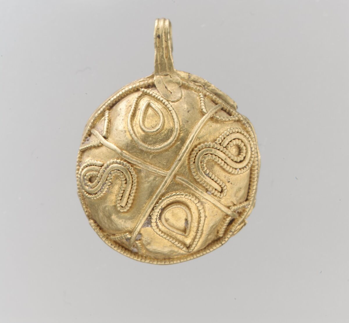 Pendant, Gold, Langobardic