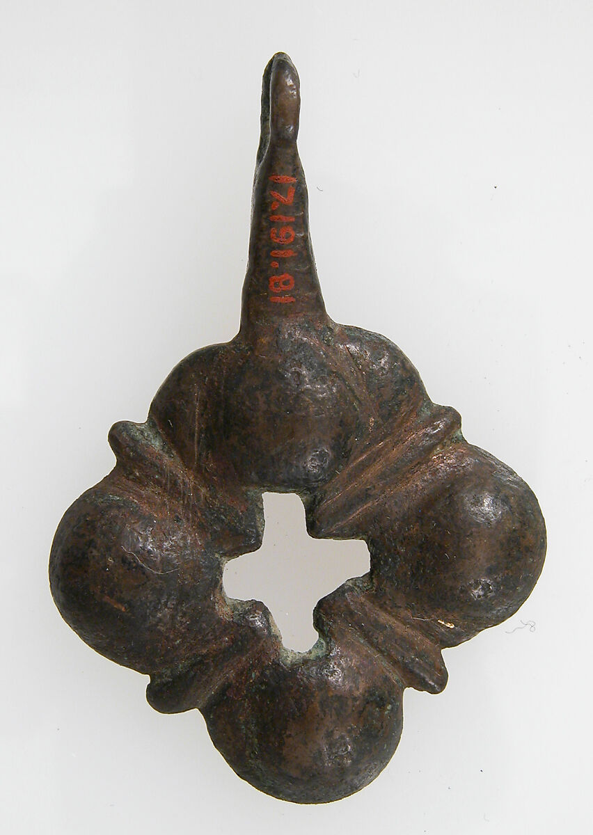 Harness Ornament, Copper alloy, Late Roman 