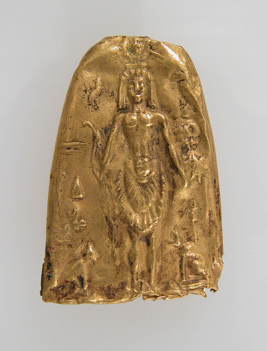 Mount from a Knife Handle, Gold, iron blade, Frankish