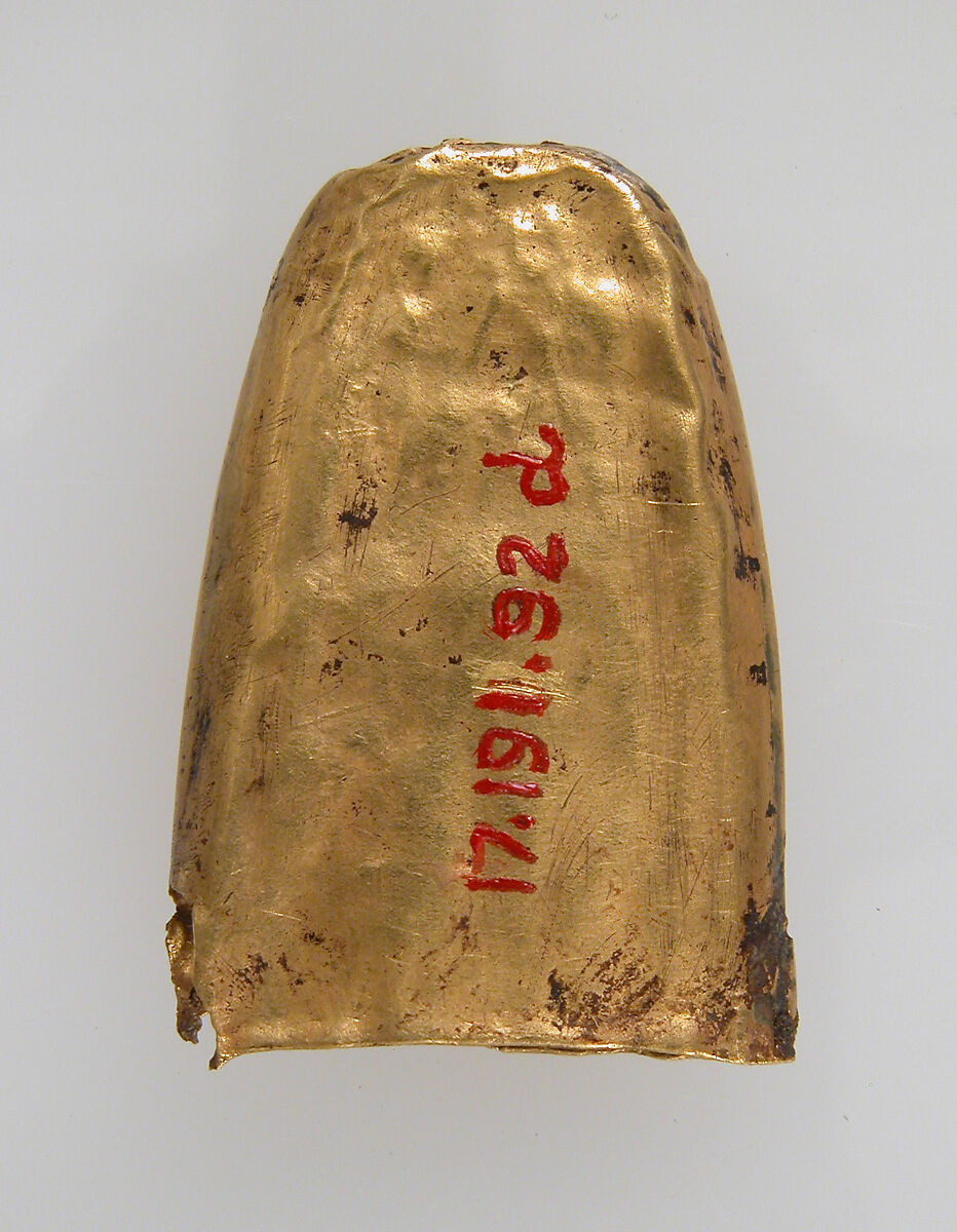 Mount from a Knife Handle, Gold, iron blade, Frankish