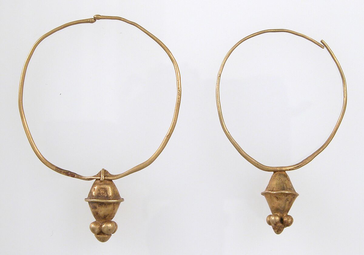 Earring, Gold, Avar