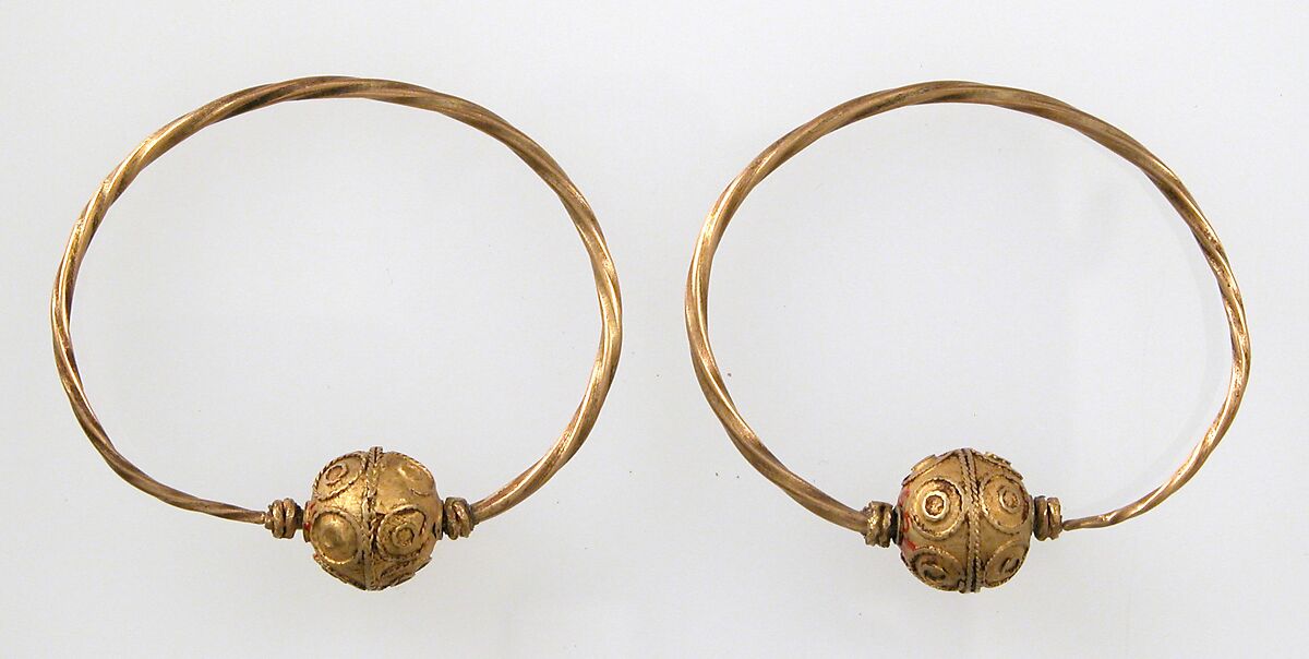 Earring, Gold, Langobardic