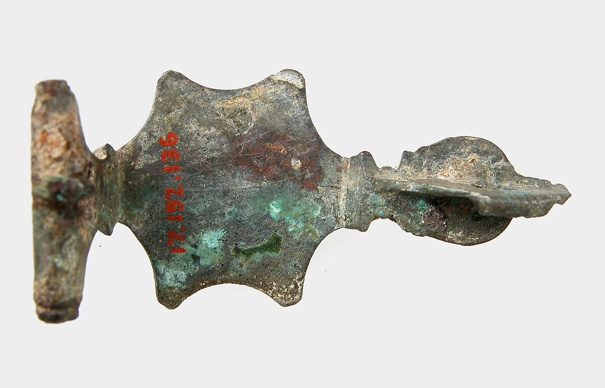 Bow Brooch, Champlevé enamel, bronze, Roman