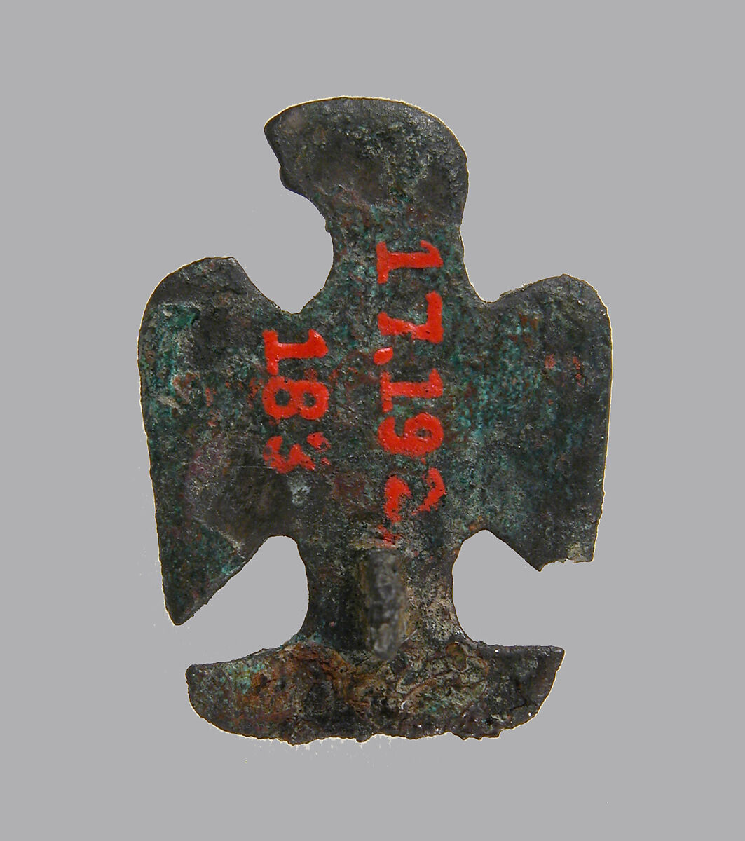 Bird-Shaped Brooch, Gilded silver, Frankish