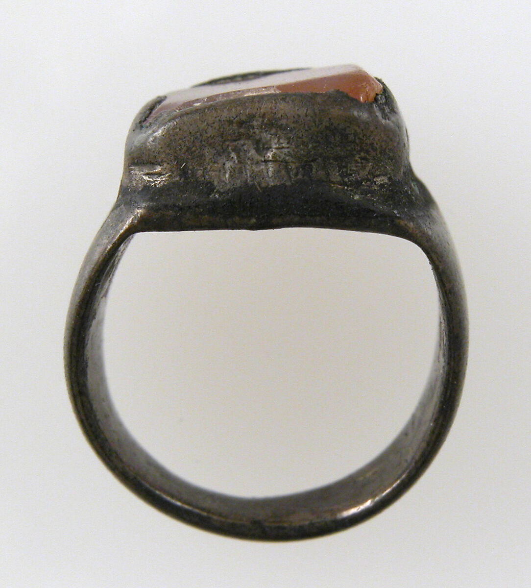 Finger Ring, Silver, onyx, Frankish