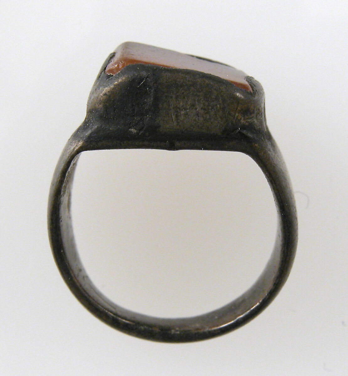 Finger Ring, Silver, onyx, Frankish