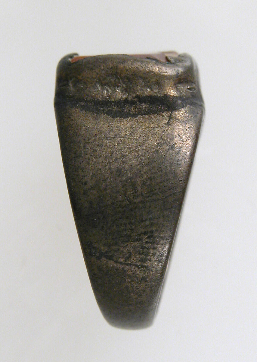 Finger Ring, Silver, onyx, Frankish