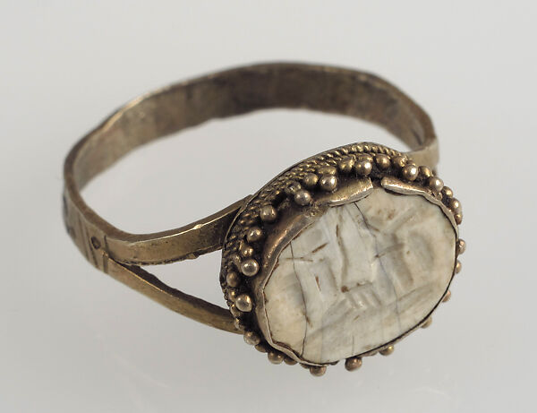 Finger Ring, Gold, granulation, intaglio, European