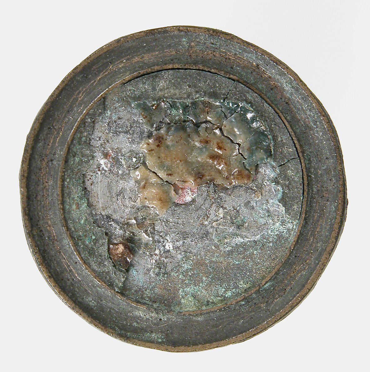 Bracteate, Gold on copper alloy, Roman