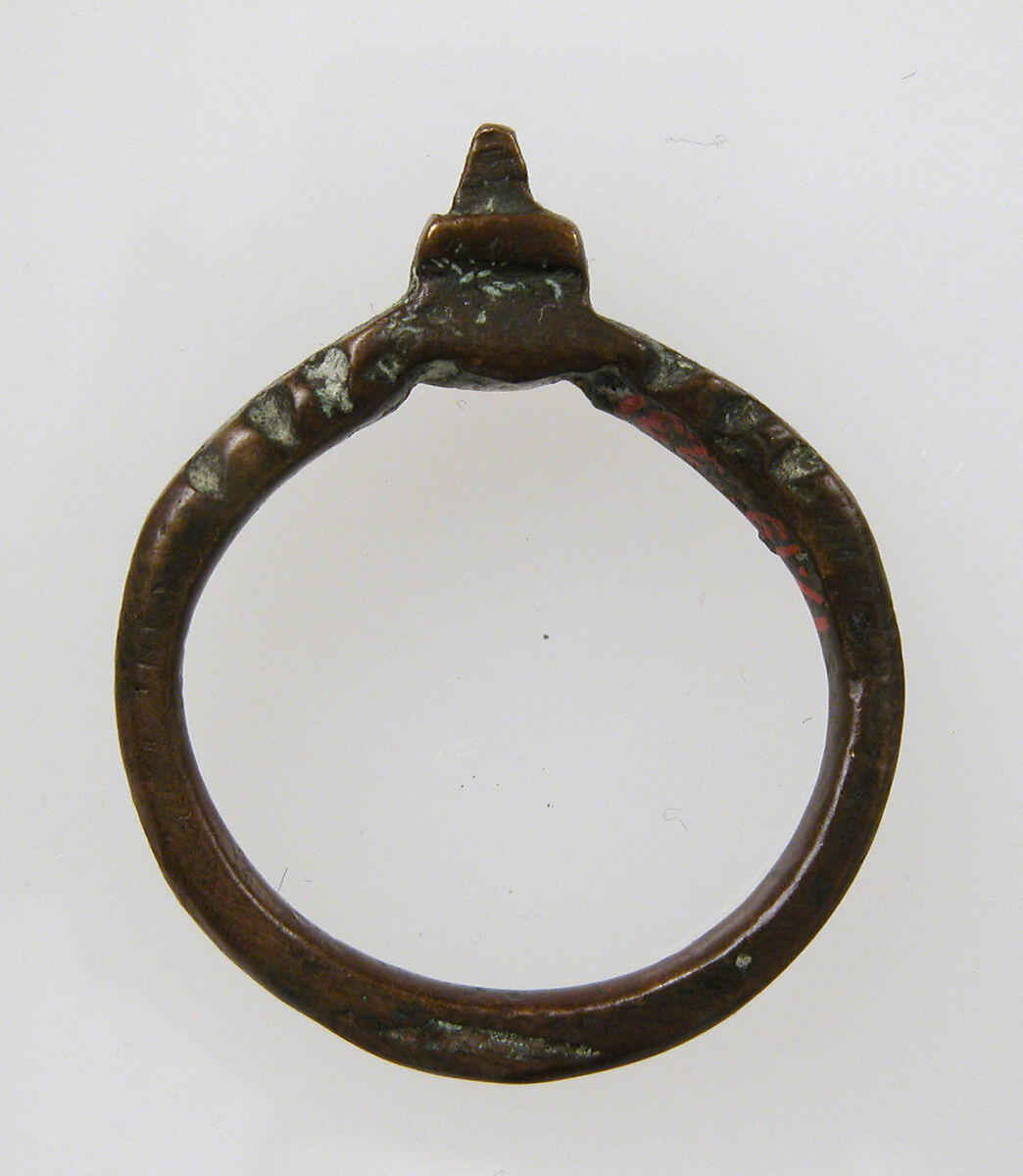 Finger Ring, Copper alloy, Frankish