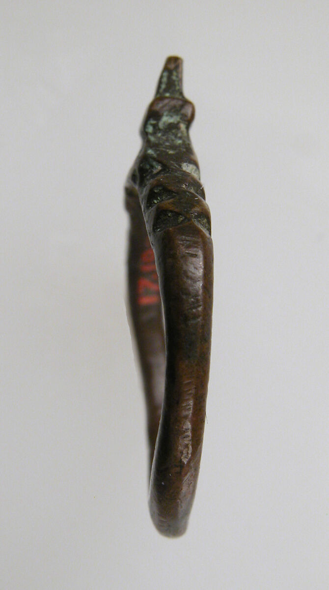 Finger Ring, Copper alloy, Frankish