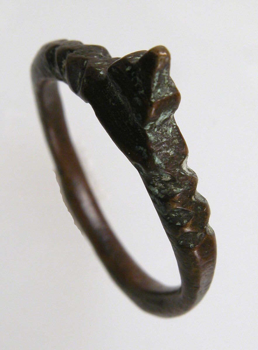 Finger Ring, Copper alloy, Frankish 