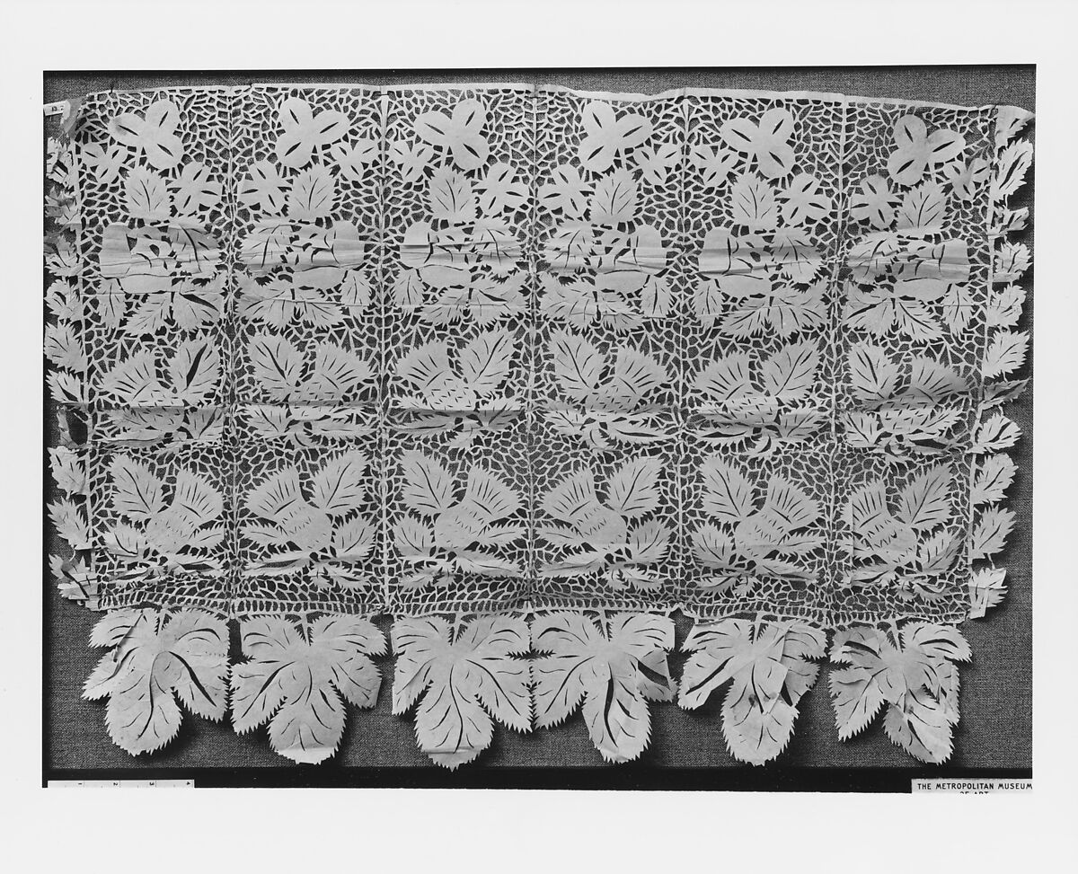 Lace Pattern, Cut paper, American 