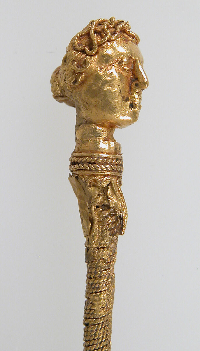 Hairpin, Gold, Late Roman