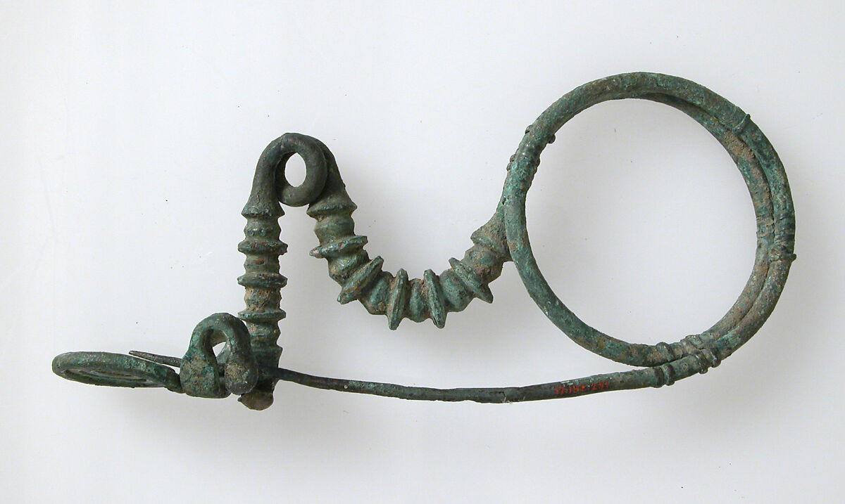 Brooch, Copper alloy, Celtic