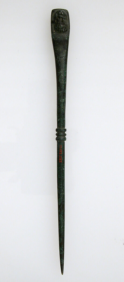 Stylus or Hairpin, Copper alloy, Roman 