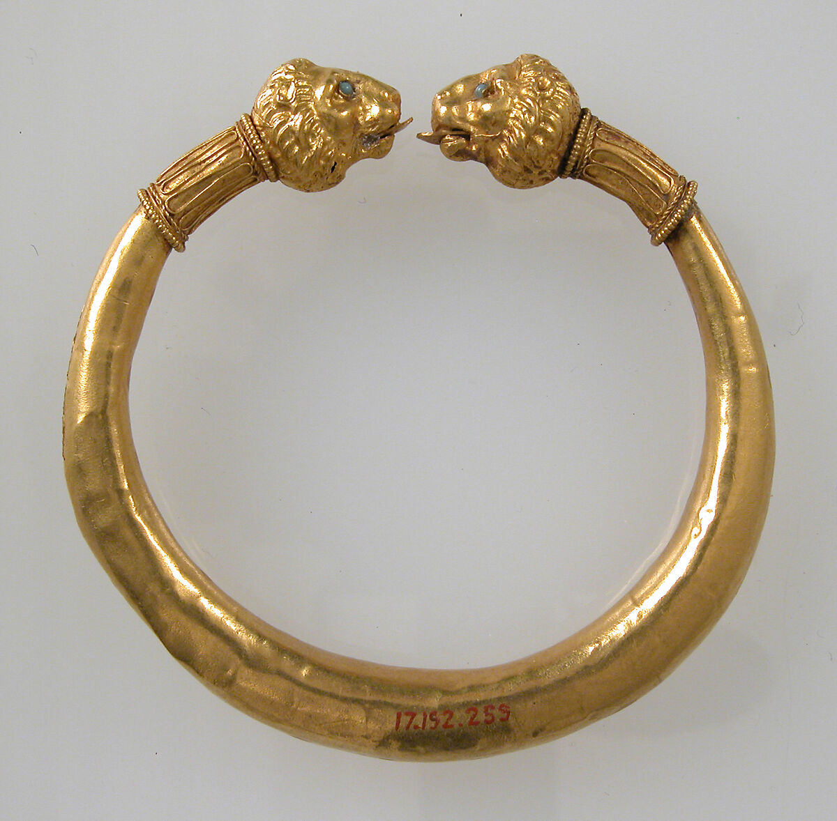 Bracelet, Gold, glass paste eyes, Pontic