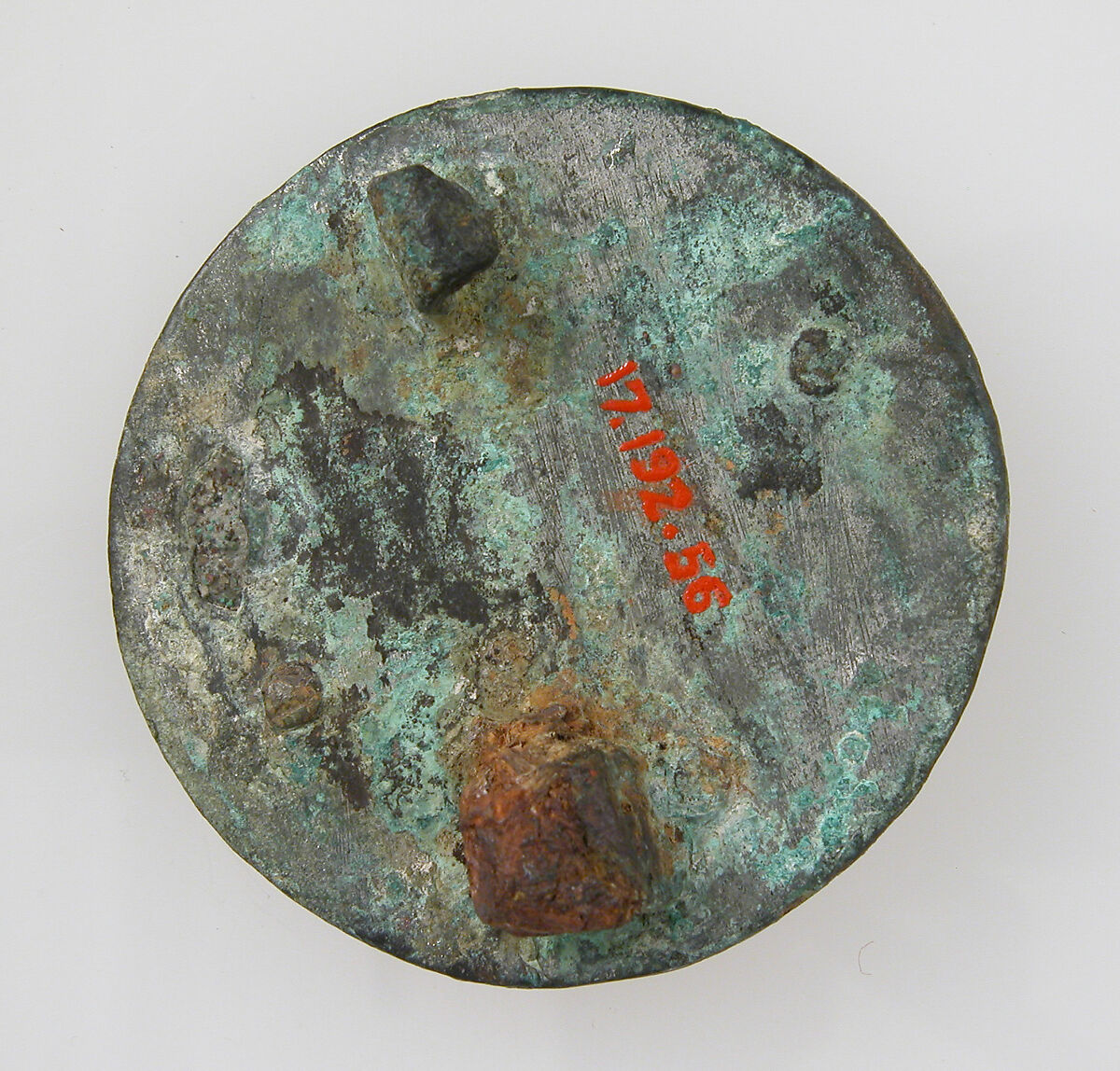 Disk Brooch, Copper alloy, silvered , partial gilt, gold foil, amethyst, Frankish