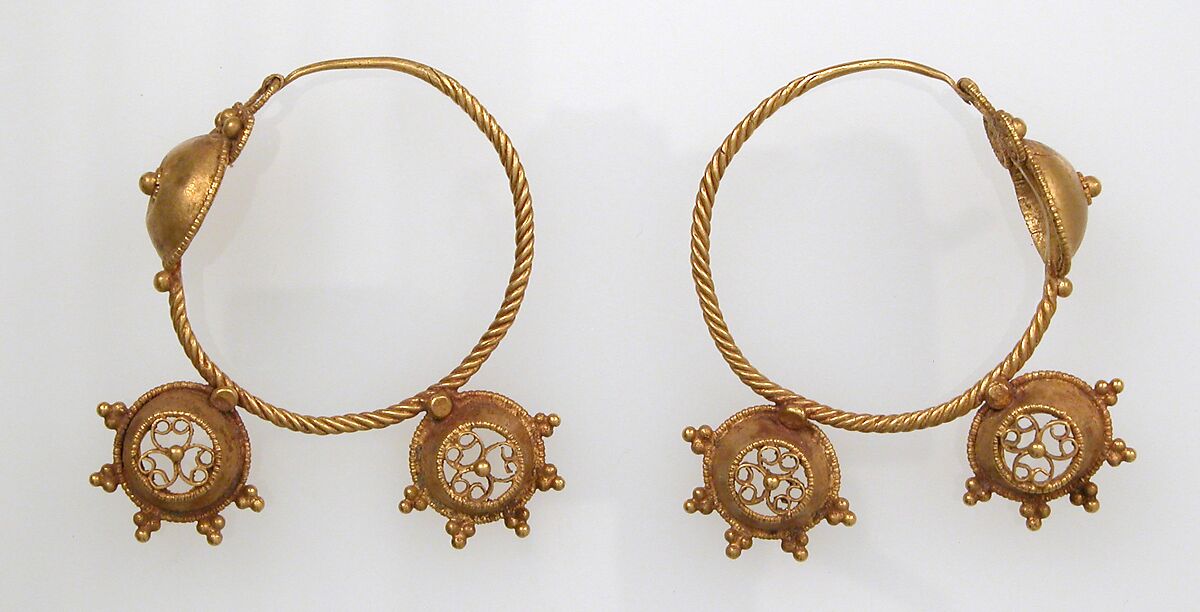 Earring, Gold, Langobardic