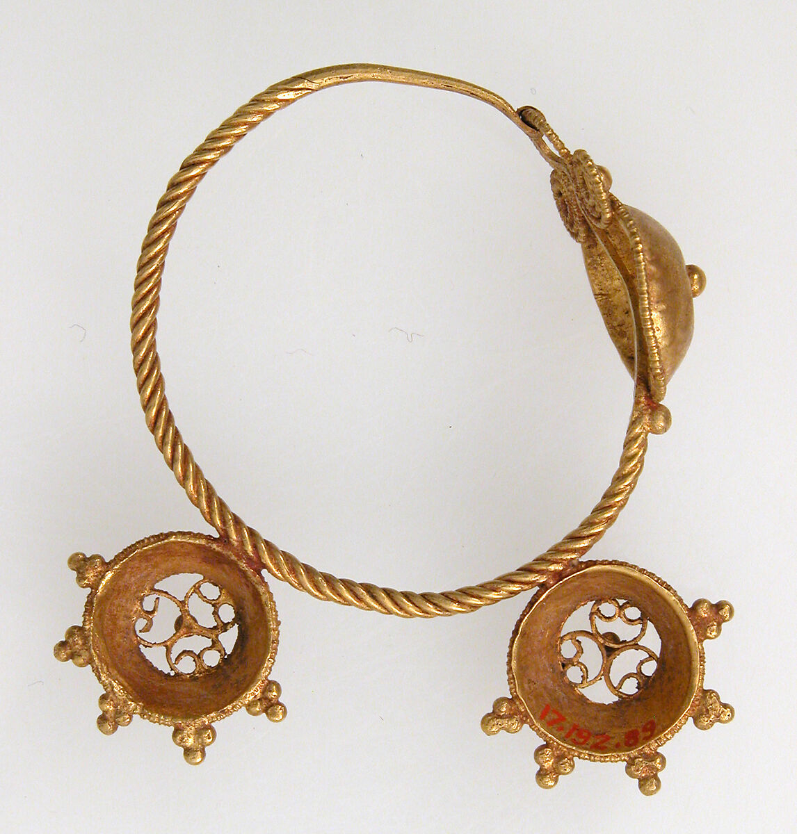 Earring, Gold, Langobardic