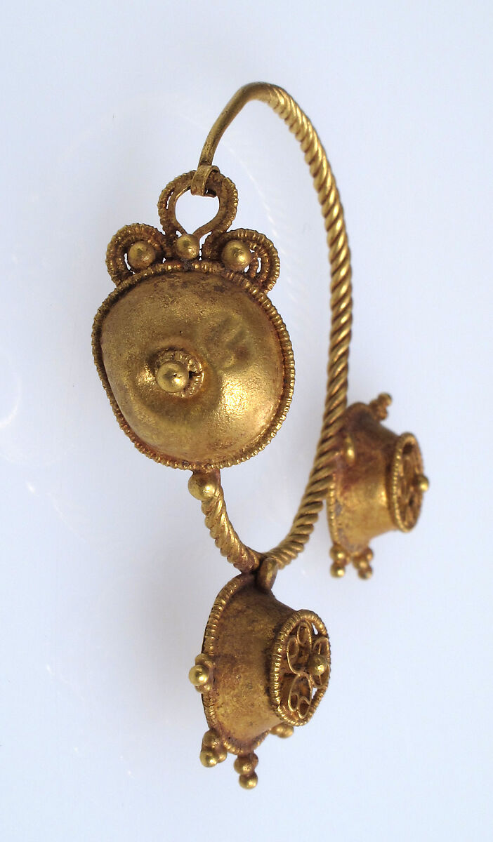 Earring, Gold, Langobardic