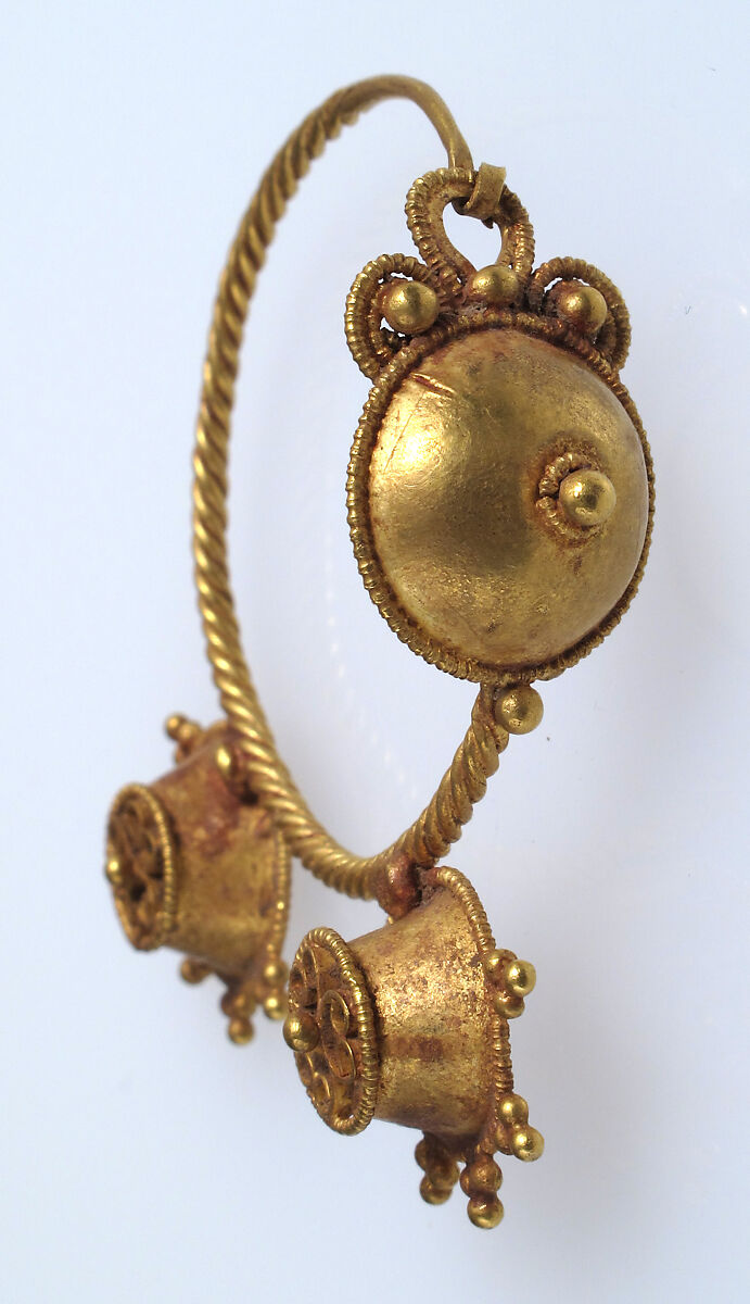 Earring, Gold, Langobardic
