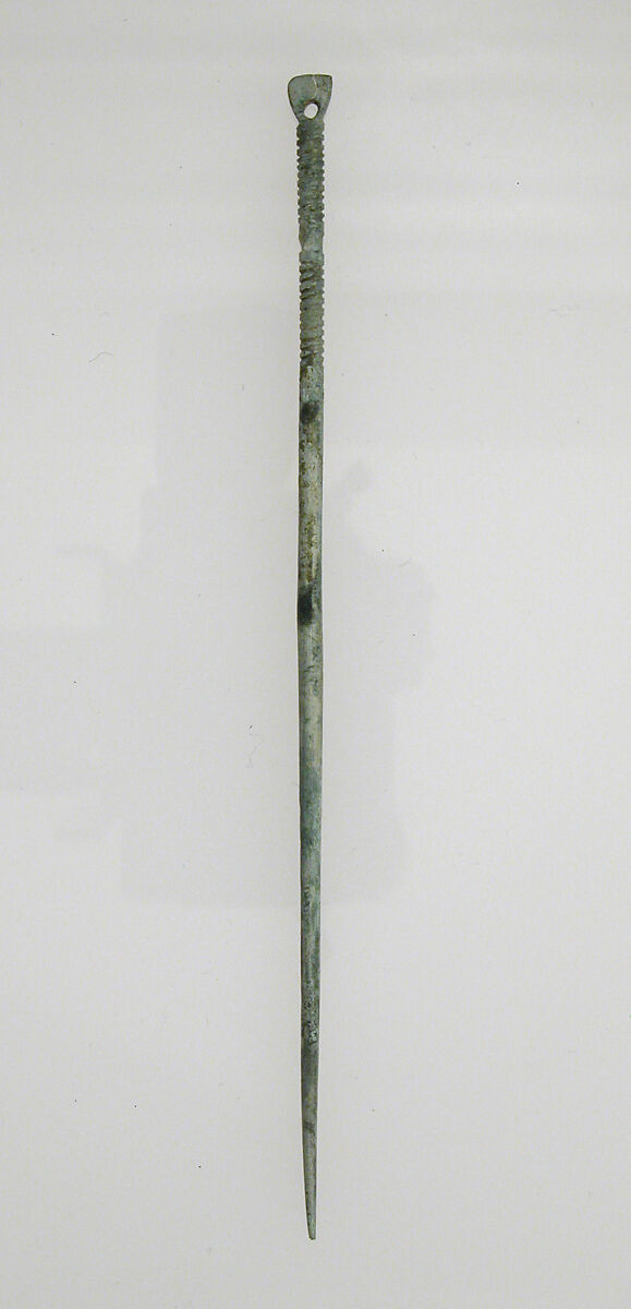 Hairpin, Bronze, Frankish 
