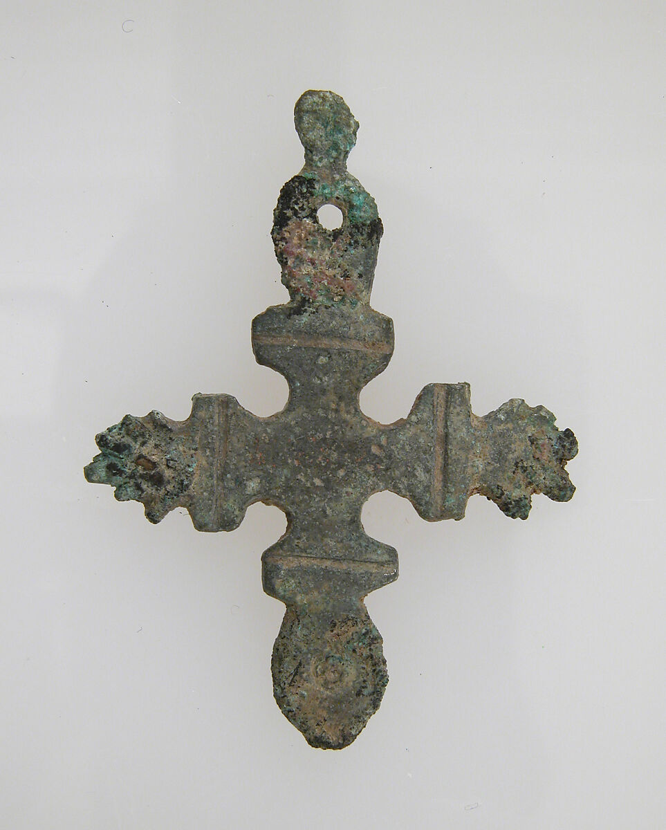 Cross, Copper alloy, Frankish 