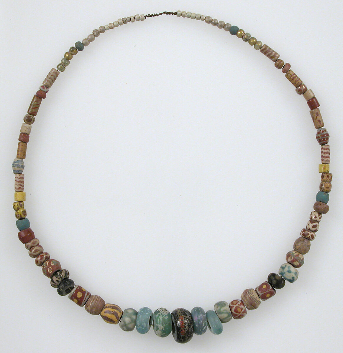 Beaded Necklace, Glass, Frankish 