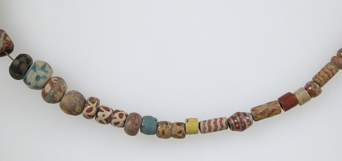 Beaded Necklace, Glass, Frankish