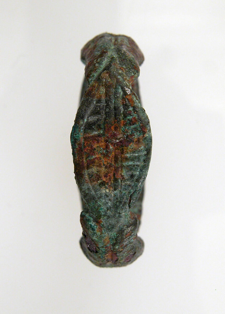 Finger Ring, Copper alloy, cast, "tinned" surface, Frankish