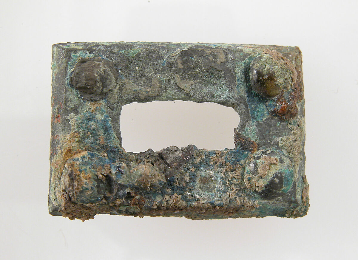 Rectangular Plaque, Copper alloy, Frankish