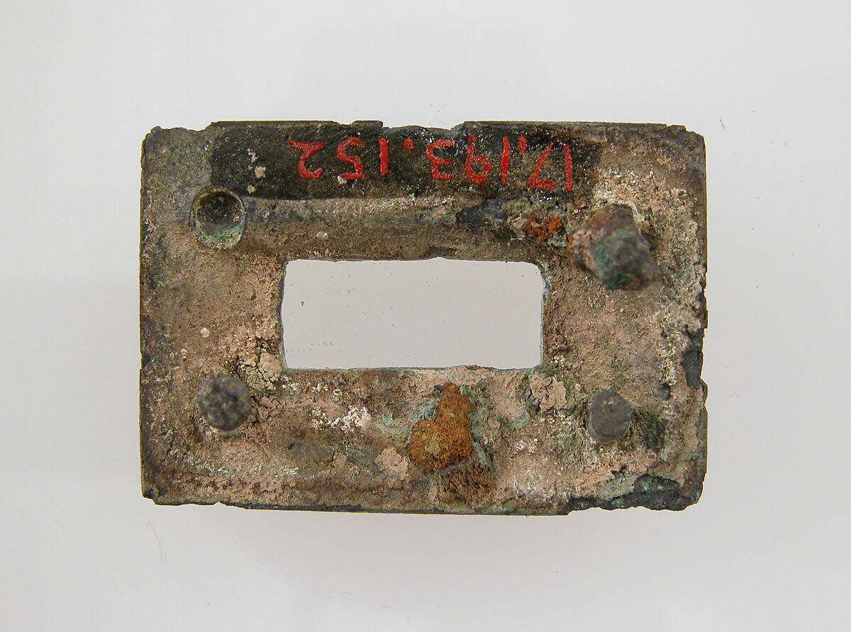 Rectangular Plaque, Copper alloy, Frankish