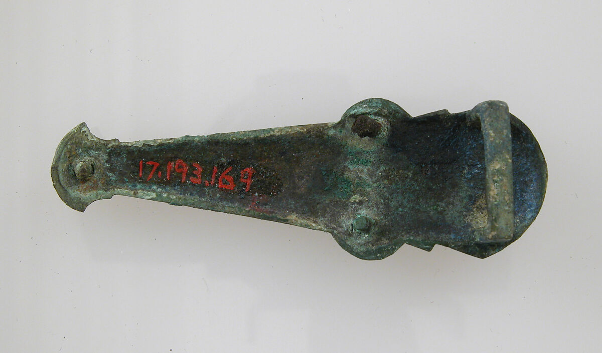 Triangular Plaque, Copper alloy, Langobardic