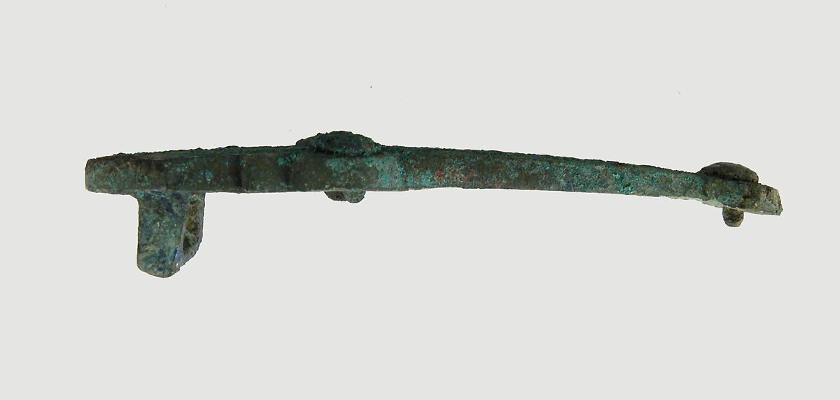 Triangular Plaque, Copper alloy, Langobardic