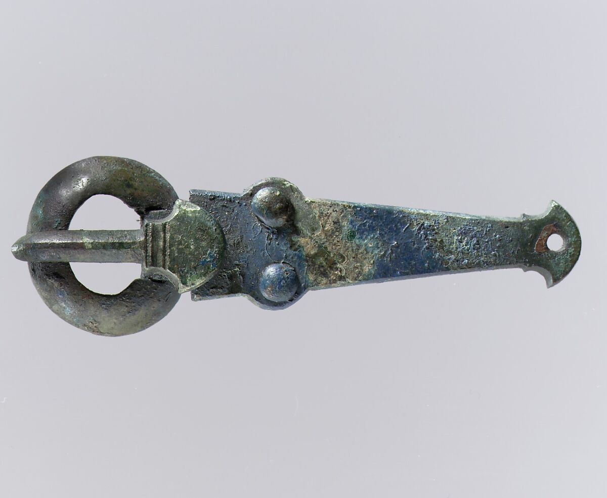 Elongated Buckle, Copper alloy, Langobardic or Frankish 