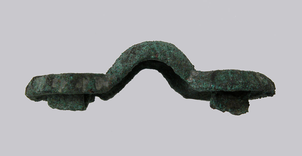Equal-Arm Brooch, Copper alloy, Frankish