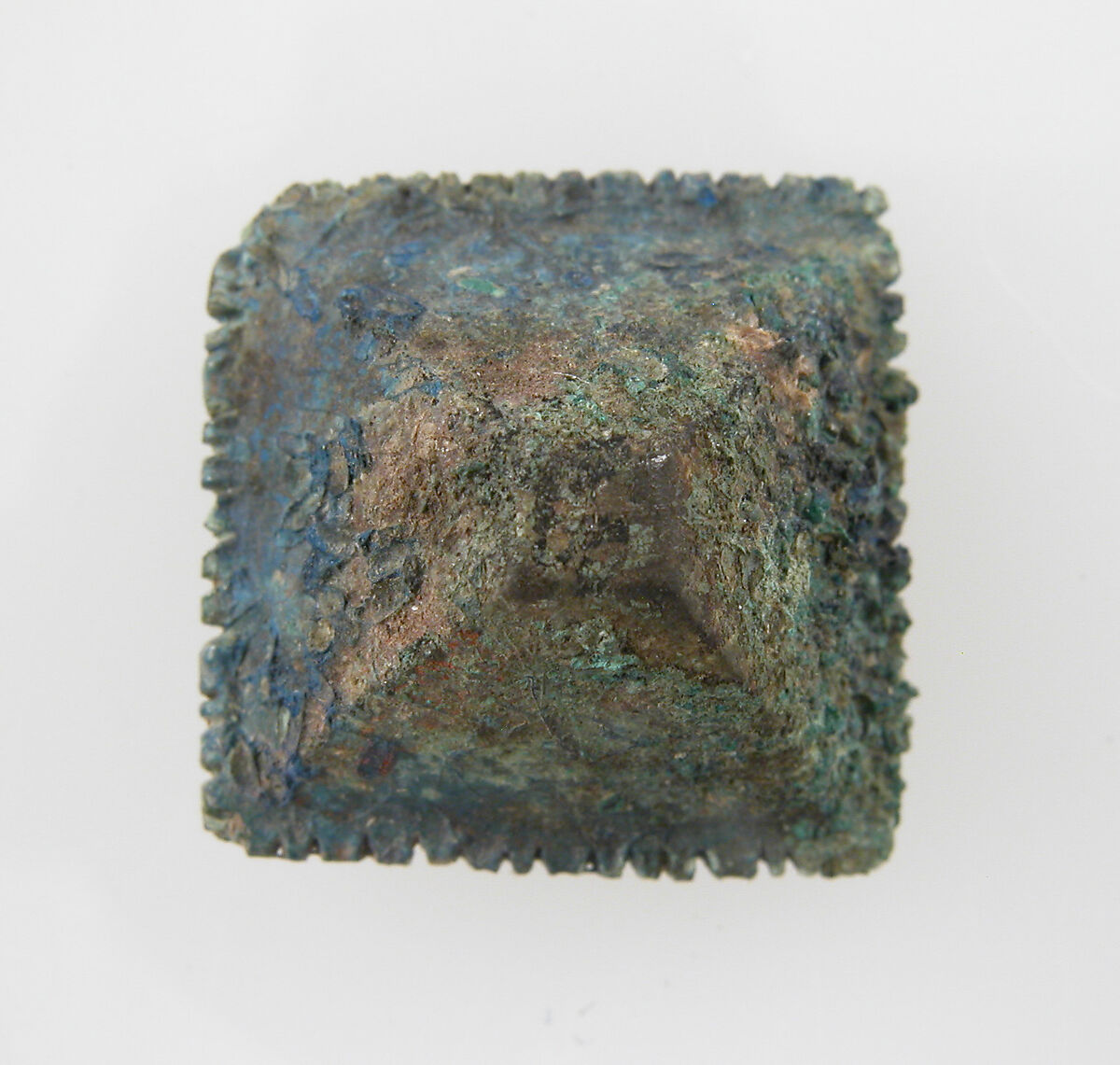Sword Sheath Mount, Copper alloy, Frankish
