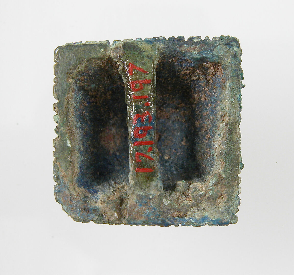 Sword Sheath Mount, Copper alloy, Frankish