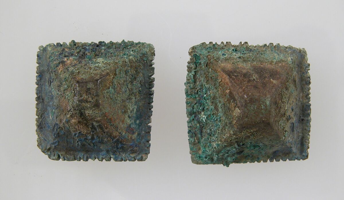 Sword Sheath Mount, Copper alloy, Frankish