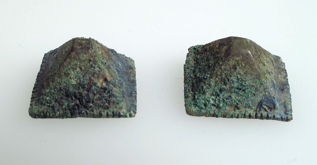 Sword Sheath Mount, Copper alloy, Frankish