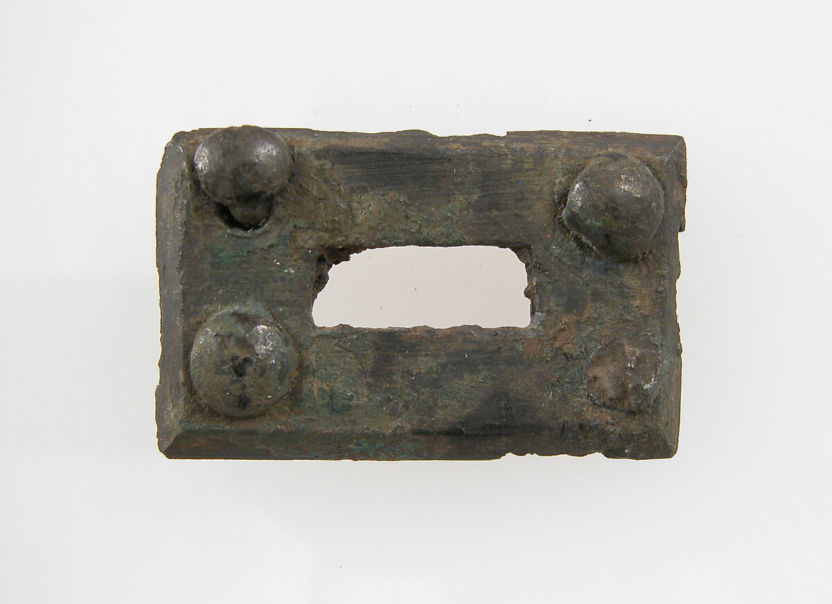 Rectangular Plaque, Copper alloy, Frankish 