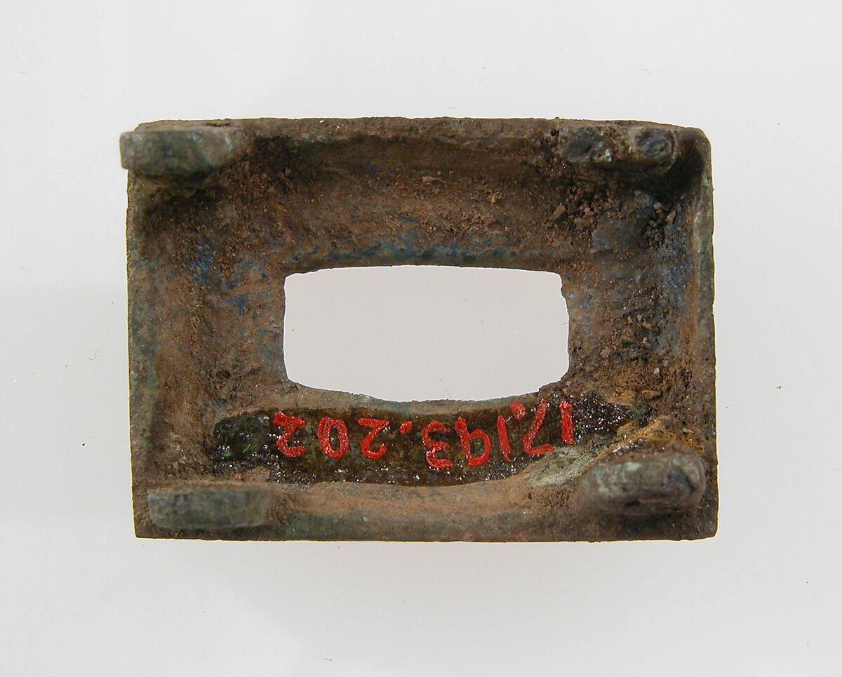 Rectangular Plaque, Copper alloy, Frankish