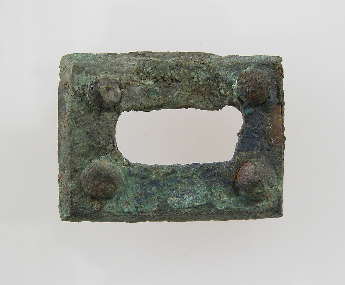 Rectangular Plaque, Copper alloy, Frankish